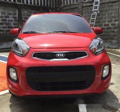 Red Kia Picanto 2017 Automatic for sale 