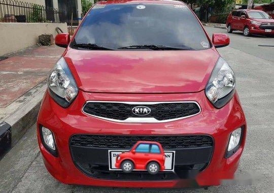 Red Kia Picanto 2016 Automatic for sale 