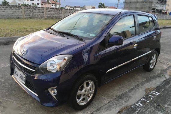 Selling Blue Toyota Wigo 2016 in Manila