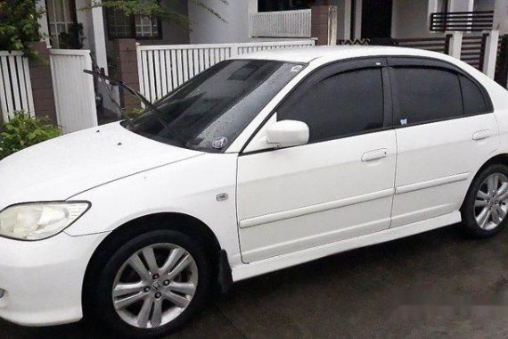 White Honda Civic 2005 for sale in Quezon City 