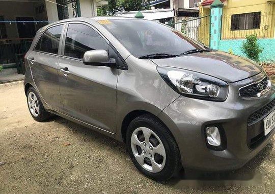 Grey Kia Picanto 2015 Manual for sale 