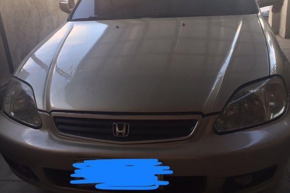 Silver Honda Civic 2000 for sale in Manual