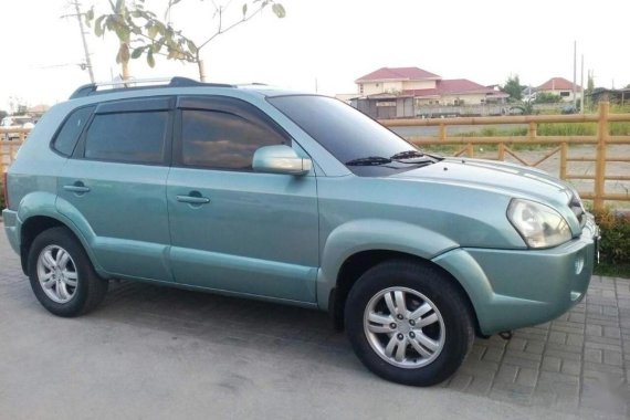 Blue Hyundai Tucson 2008 for sale in Manila