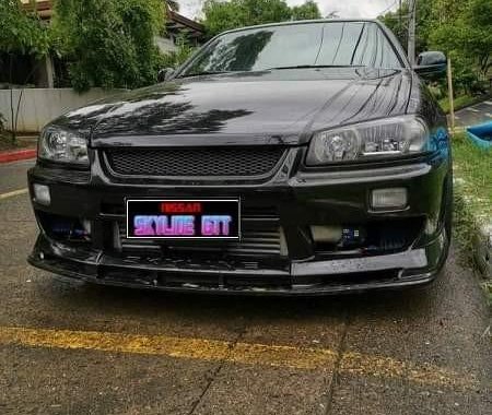 Black Nissan Skyline 1999 for sale in Manila