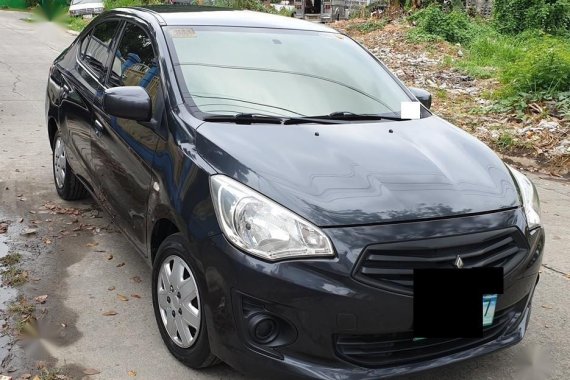 Black Mitsubishi Mirage 2014 for sale in Pasig