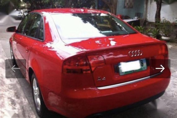 Selling Red Audi A4 2006 in Manila