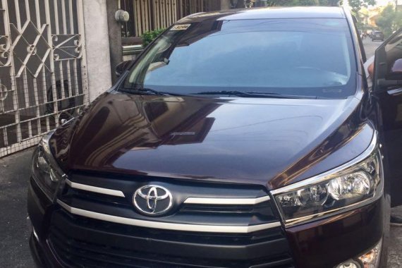 Black Toyota Innova 2017 for sale in Automatic