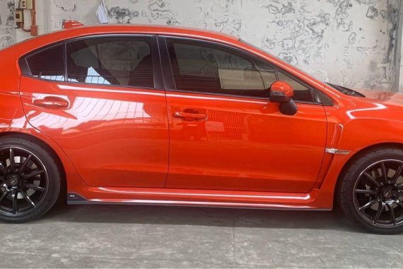 Orange Subaru Wrx 2014 for sale in Automatic