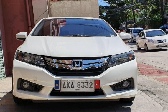 Sell White 2015 Honda City in Quezon City