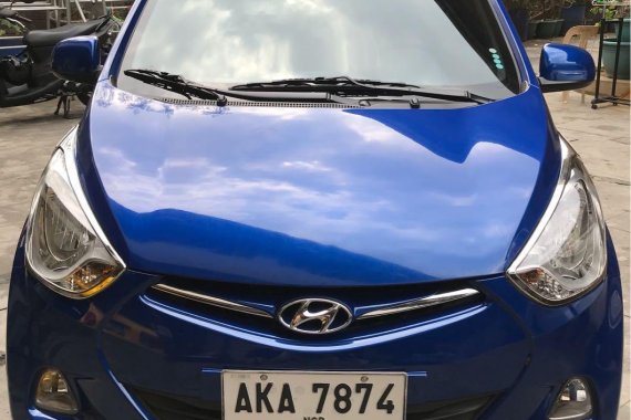 Blue Hyundai Eon 2015 for sale in Manual