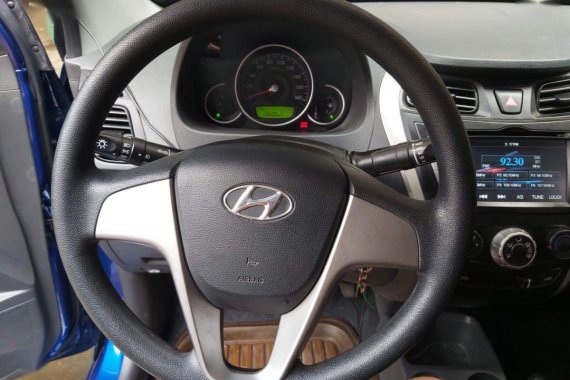 Blue Hyundai Eon 2015 for sale in Manual