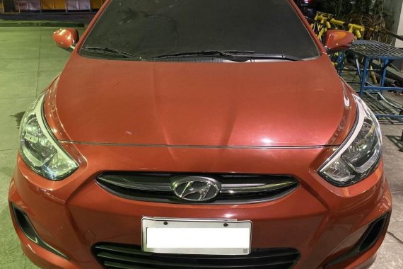 Sell Red 2017 Hyundai Accent in Makati