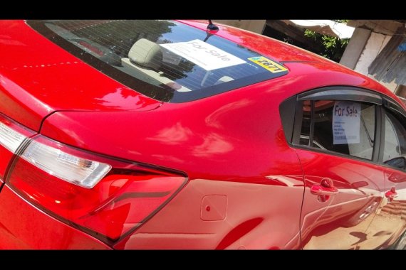 Sell Red 2016 Kia Rio Sedan at 38000 in Subic