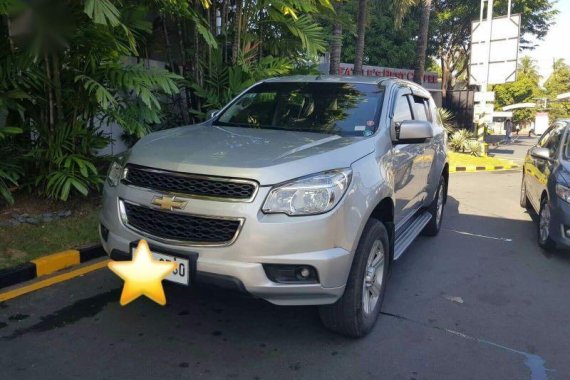 Silver Chevrolet Trailblazer 2014 for sale in Manila