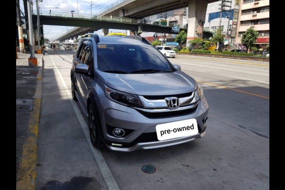 Silver Honda BR-V 2017 at 17000 for sale