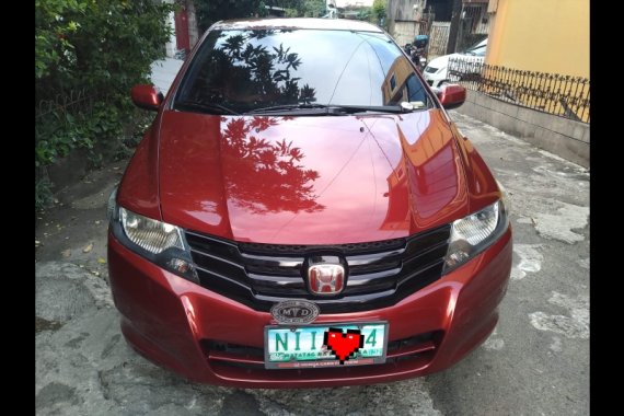 Selling Red Honda City 2009 Sedan at Manual at 97000 in Quezon City