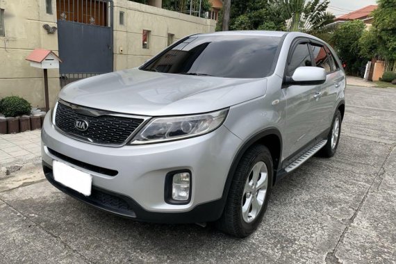 Silver Kia Sorento 2014 for sale in Quezon City