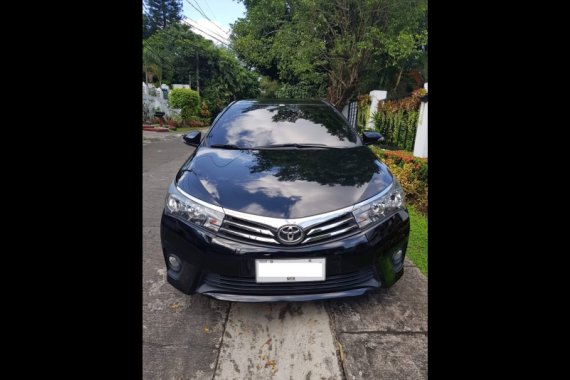 Black Toyota Corolla altis 2015 Sedan for sale in Quezon City