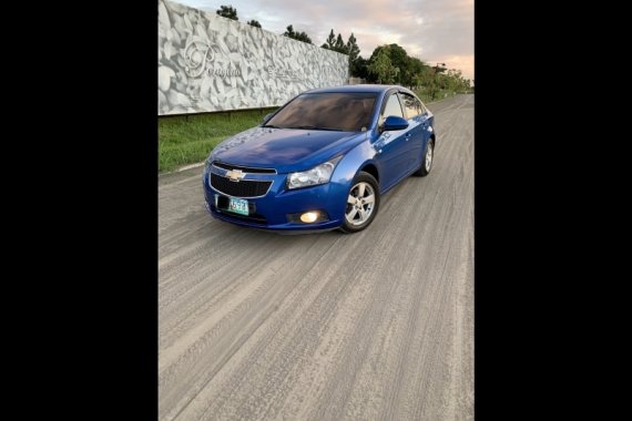 Selling Blue Chevrolet Cruze 2012 Sedan at 77000 in Las Pinas City