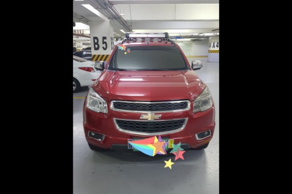 Selling Red Chevrolet Trailblazer 2013 SUV / MPV at 70000 in Quezon City