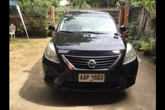 Black Nissan Almera 2014 Sedan for sale in Manila