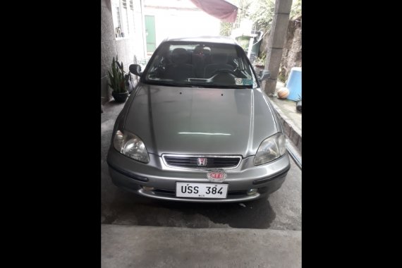 Silver Honda Civic 1997 Sedan at  Automatic   for sale in Quezon City
