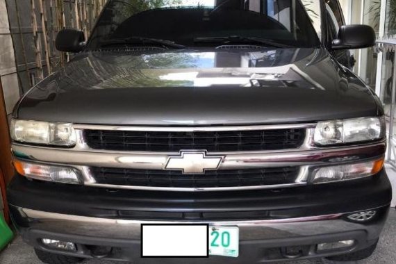 Grey Chevrolet Suburban 2002 for sale in Caloocan