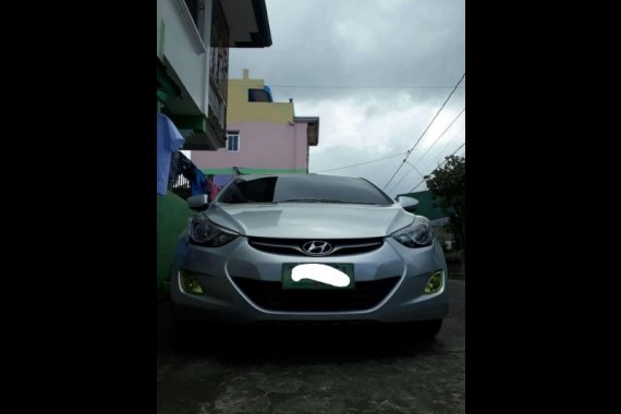 Silver Hyundai Elantra 2012 Sedan at 67500 for sale