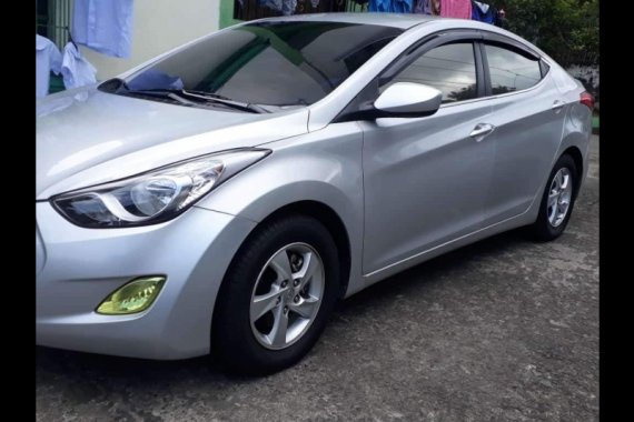 Silver Hyundai Elantra 2012 Sedan at 67500 for sale