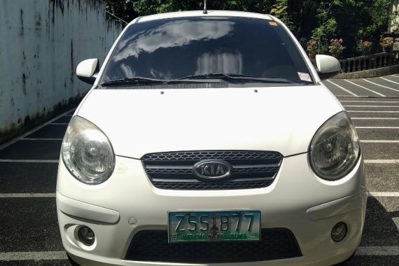 White Kia Picanto 2008 for sale in Quezon City