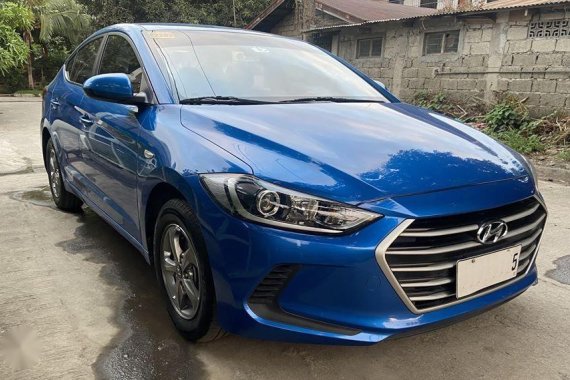 Blue Hyundai Elantra 2016 for sale in Muntinlupa