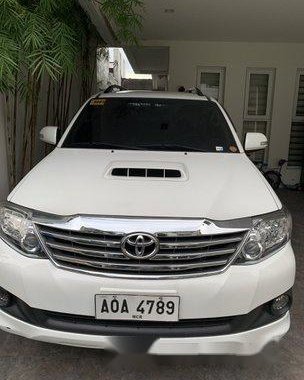 White Toyota Fortuner 2014 Automatic for sale 