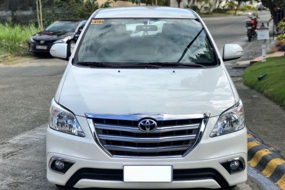 Pearl White Toyota Innova 2016 for sale in Muntinlupa