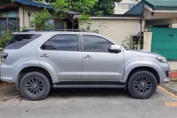 Silver Toyota Fortuner 2015 Automatic for sale 