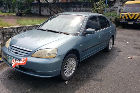 Selling Blue Honda Civic 2001 in Silang