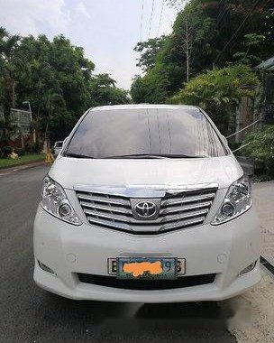 White Toyota Alphard 2011 for sale in Manila