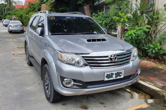 Silver Toyota Fortuner 2015 Automatic for sale 