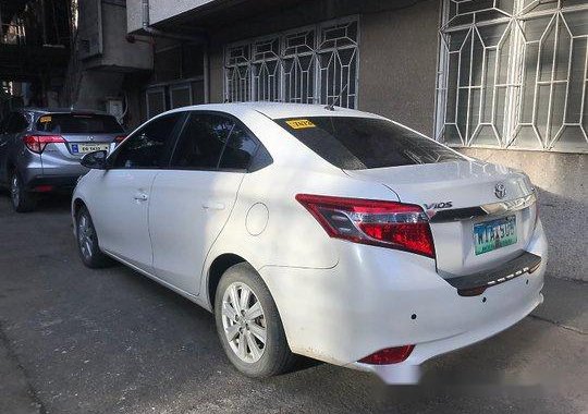 Pearl White Toyota Vios 2014 Automatic for sale 