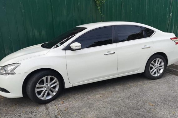 Pearl White Nissan Sylphy 2015 for sale in Quezon City