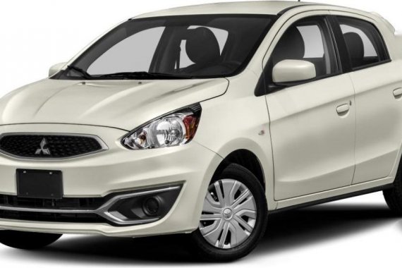 White Mitsubishi Mirage 2019 for sale in Manual