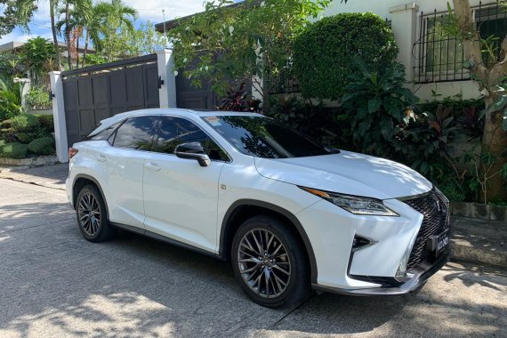 2016 White Lexus RX350 FSport 