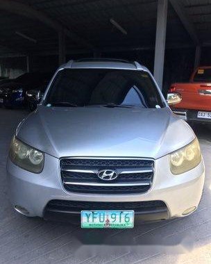 Grey Hyundai Santa Fe 2008 for sale in Quezon City