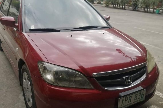 Red Honda Civic 2005 for sale in Calamba