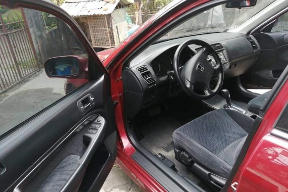 Red Honda Civic 2005 for sale in Calamba