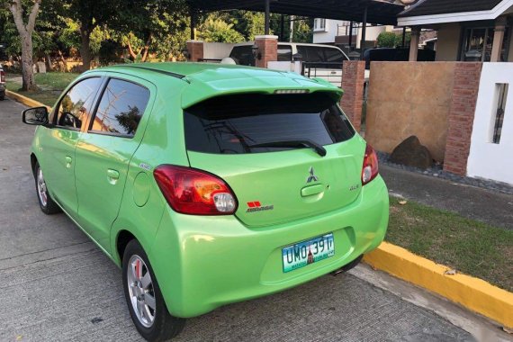 Green Mitsubishi Mirage 2013 for sale in Imus