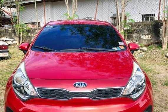 Selling Red Kia Rio 2012 in Cebu City