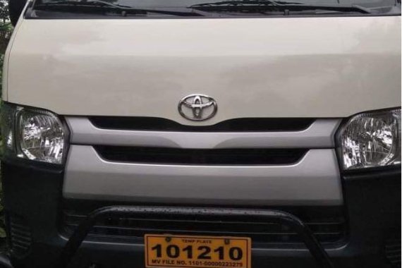 White Toyota Hiace 2016 for sale in Davao