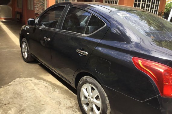 Black Nissan Almera 2014 for sale in Manual