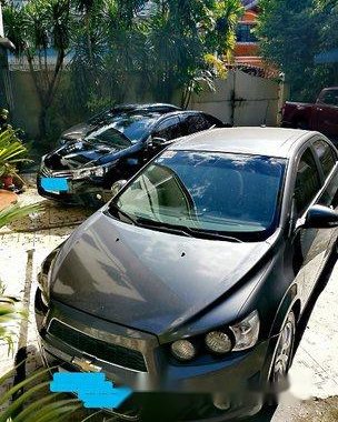 Grey Chevrolet Sonic 2014 for sale in Manila