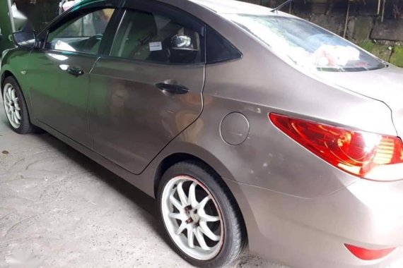 Silver Hyundai Accent 2015 for sale in Manual